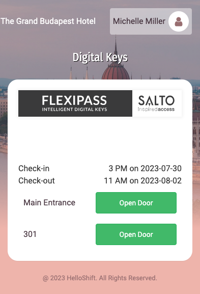 FLEXIPASS Webkeys