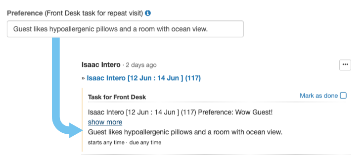 Hotel Guest Loyalty via their Preferences