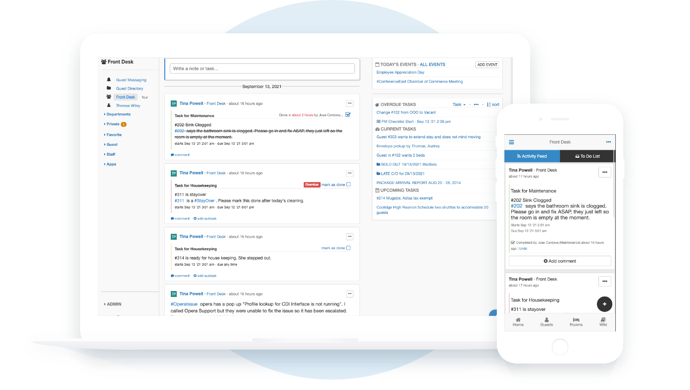 Housekeeping Tasks Maintenance Workorders
